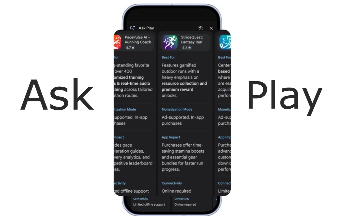 Comparar dos aplicaciones con Ask Play antes de instalarlas