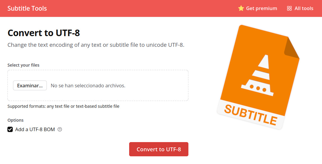 Convertidor de subtítulos en línea