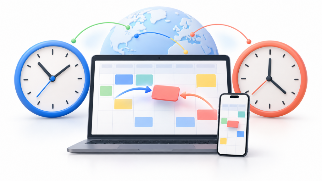 Google Calendar hora incorrecta