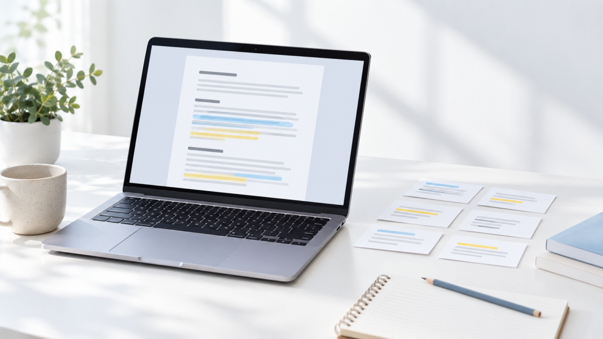 Prepara el documento de Google Docs antes de llevarlo a Slides