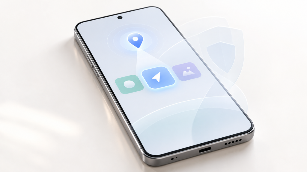 Qué app usa mi ubicación en Android 17