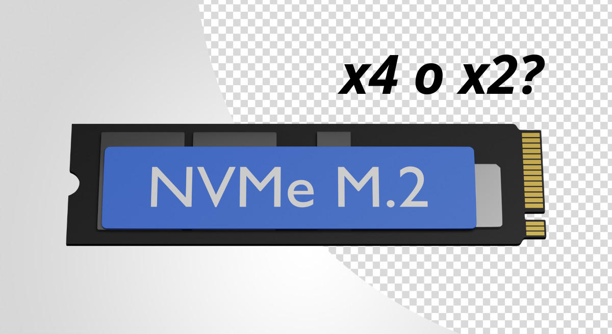 SSD NVMe está funcionando a x4 o solo a x2?