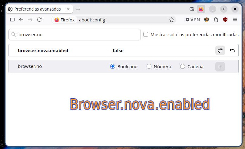volver al diseño anterior de Firefox