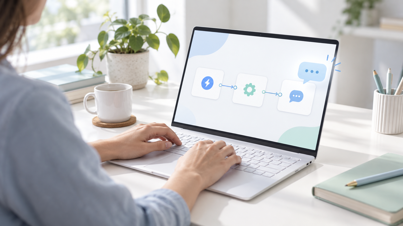 avisos y mensajes automáticos en Google Chat con Workspace