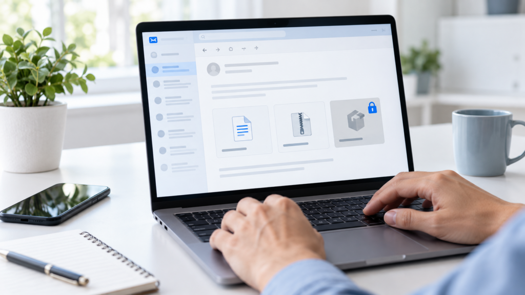bloqueo de archivos MSIX en Outlook