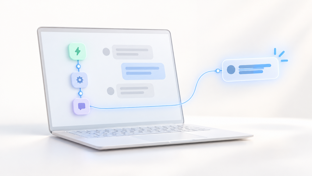 enviar mensajes automáticos en Google Chat con Workspace Studio