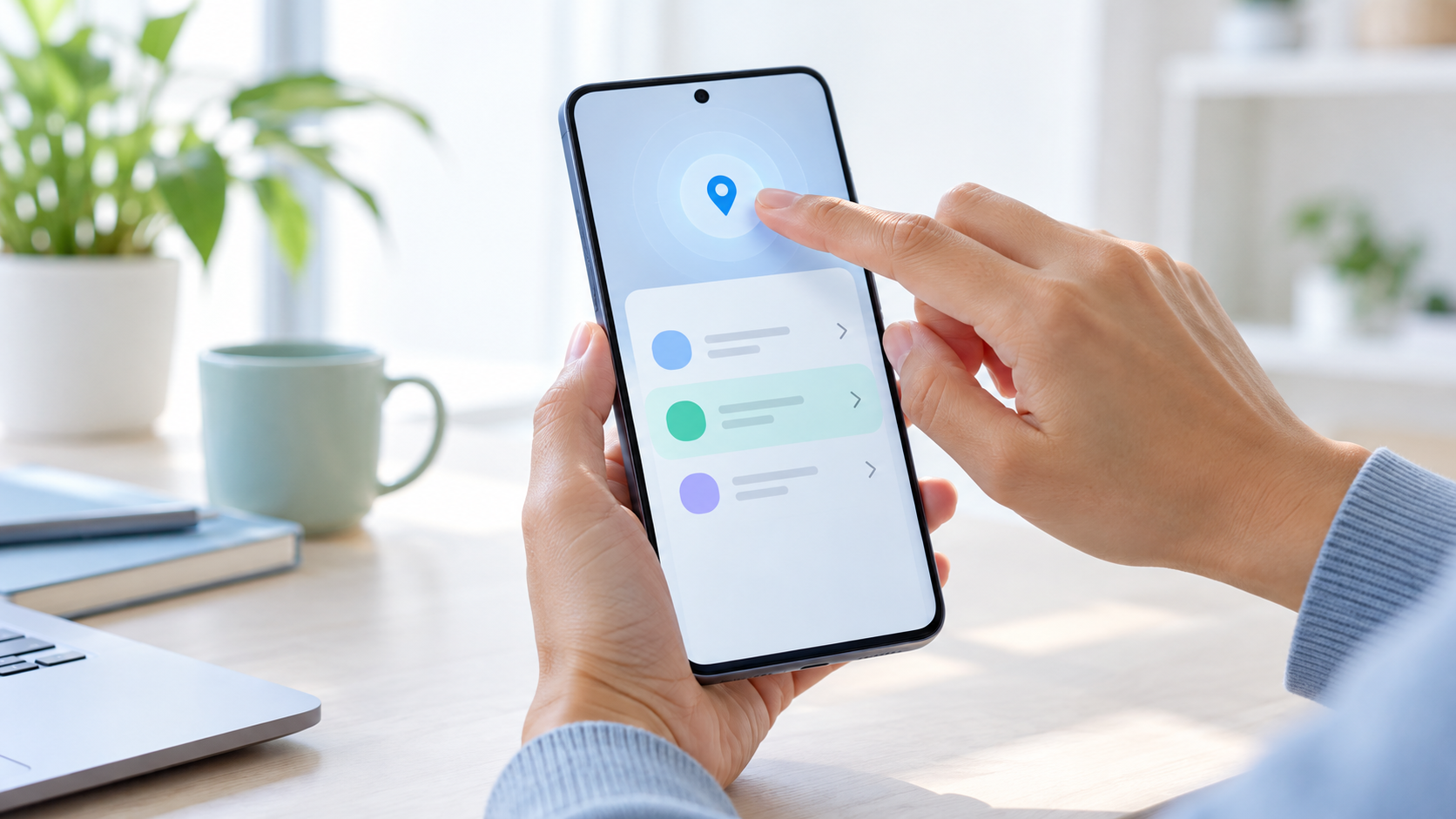 qué app usa tu ubicación en Android 17