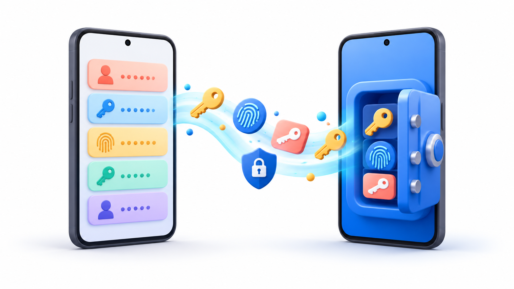 transferencia directa de contraseñas y passkeys en Android